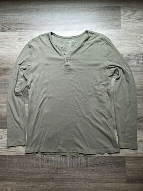 True Classic Men's Waffle Knit Henley